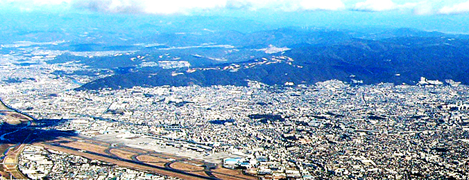阪神コンサルタンツの地形調査技術イメージ
